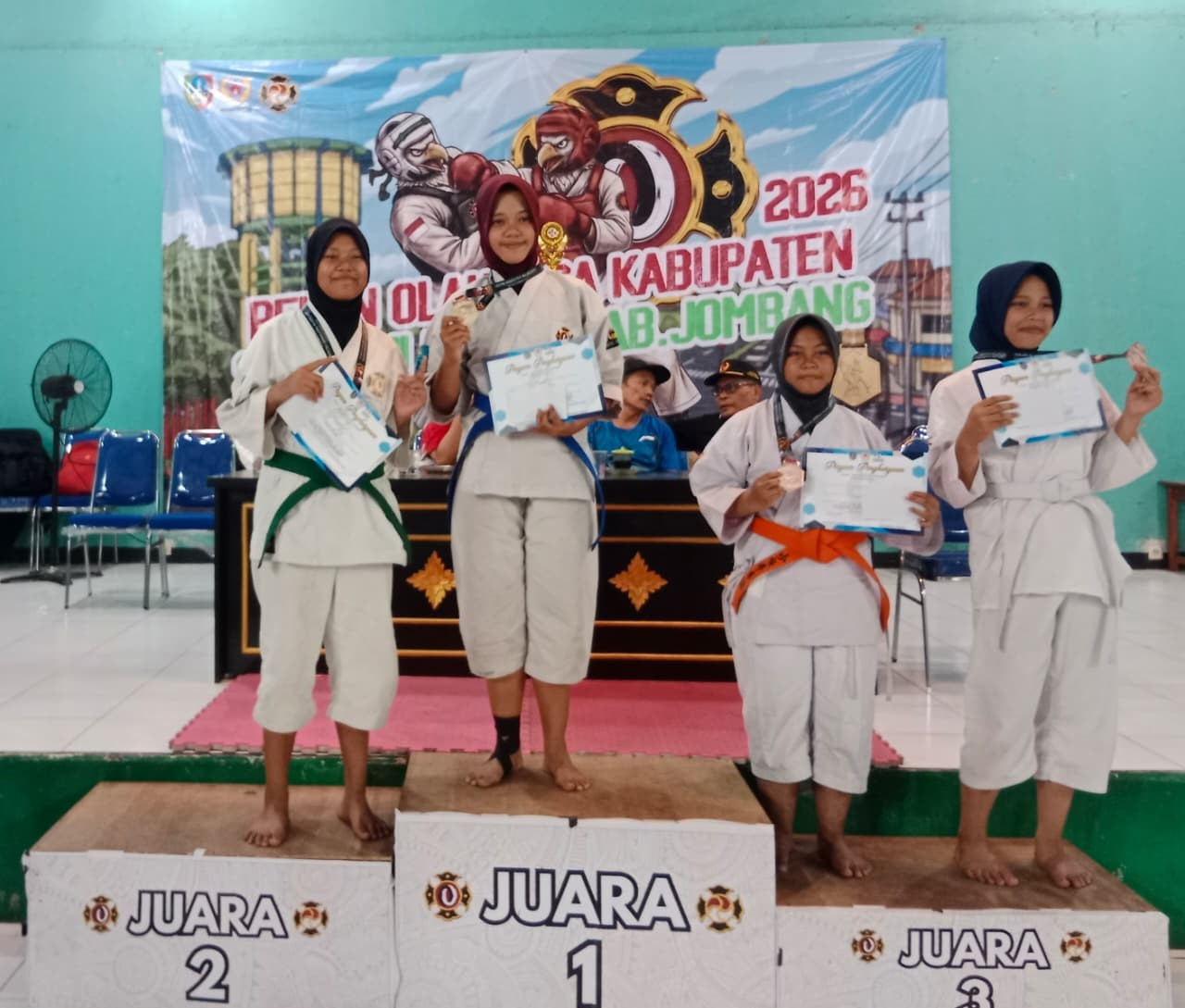 Adinda Nur Aisyah Ukir Dua Prestasi di PORKAB Shorinji Kempo Kabupaten Jombang