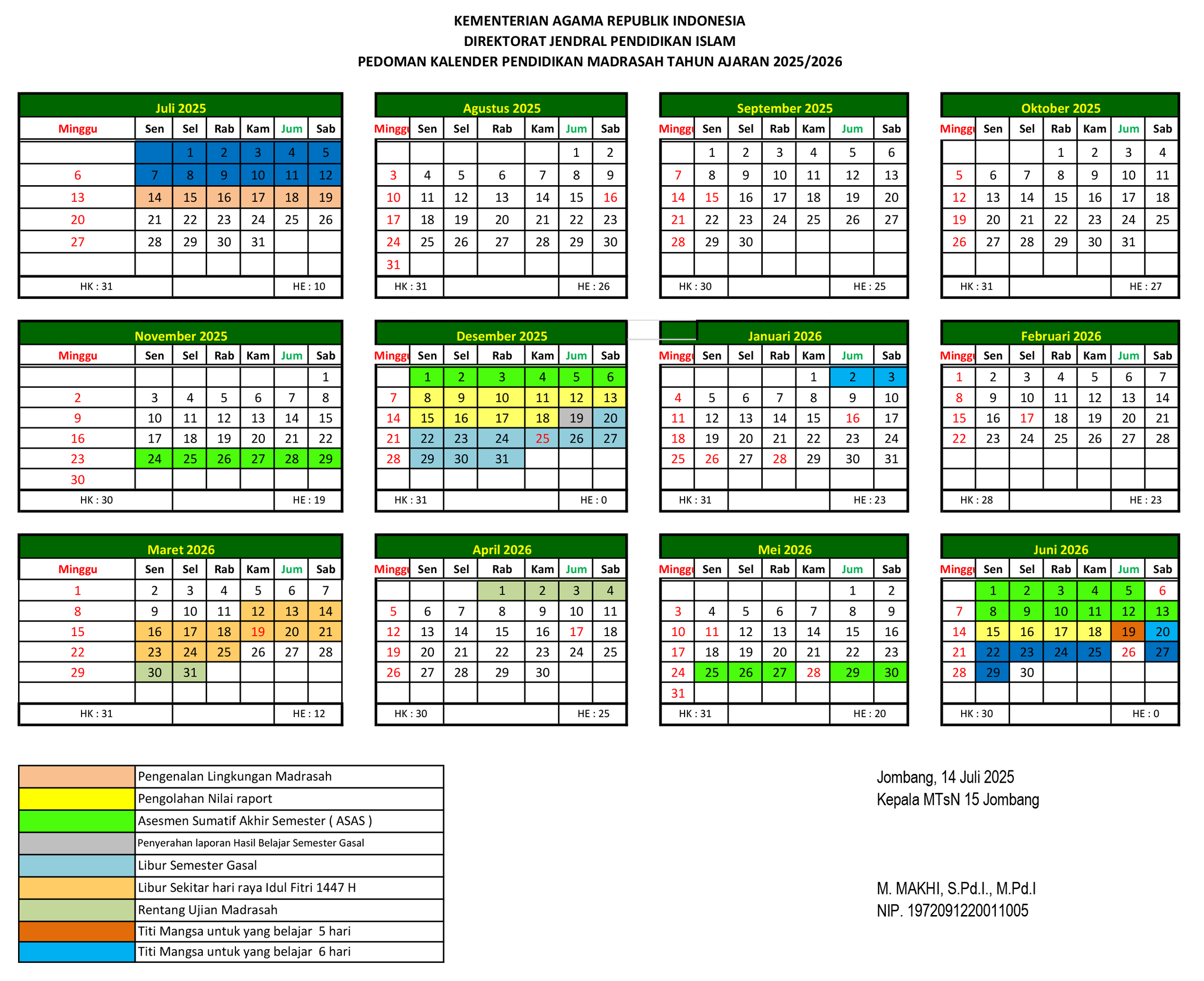 Kalender Pendidikan